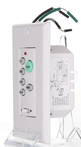 Anderic UC9051T wired wall plate installation for quick setup.