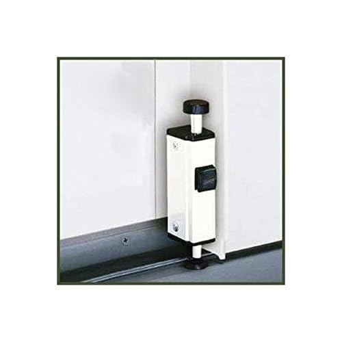 Andersen white foot latch bottom panel fit, enables partial opening and ventilation.
