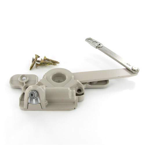 Andersen E-Z Split Arm Operator front view shows universal handedness for left or right casement units.