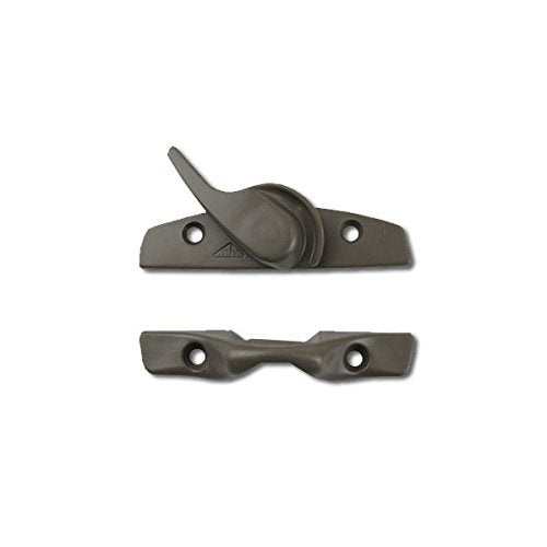 Andersen sash lock and keeper in stone color for secure window operation