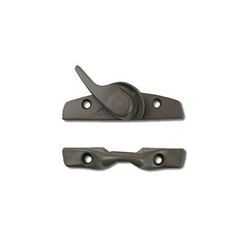 Andersen sash lock and keeper in stone color for secure window operation