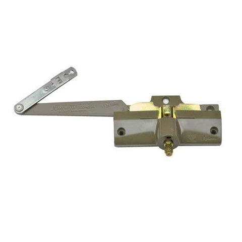 Andersen Split Arm Operator, right-hand, stone color, for durable casement window operation.