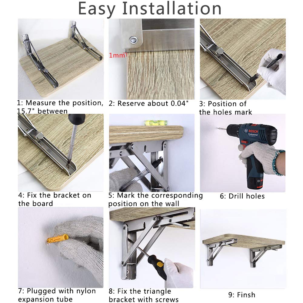 ANDICEQY kitchen shelf setup demonstrates space-saving organization
