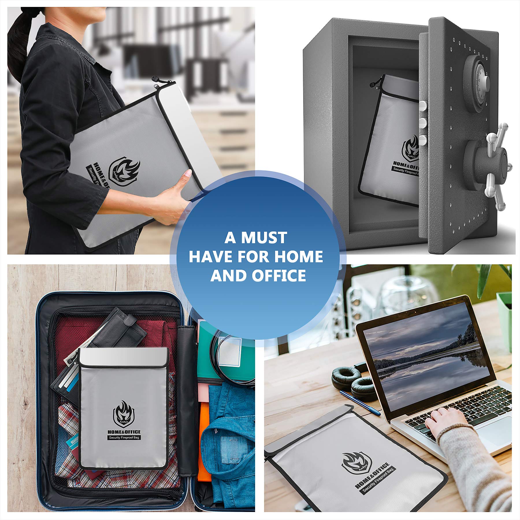 Andyer fireproof bag comes in gift-ready packaging
