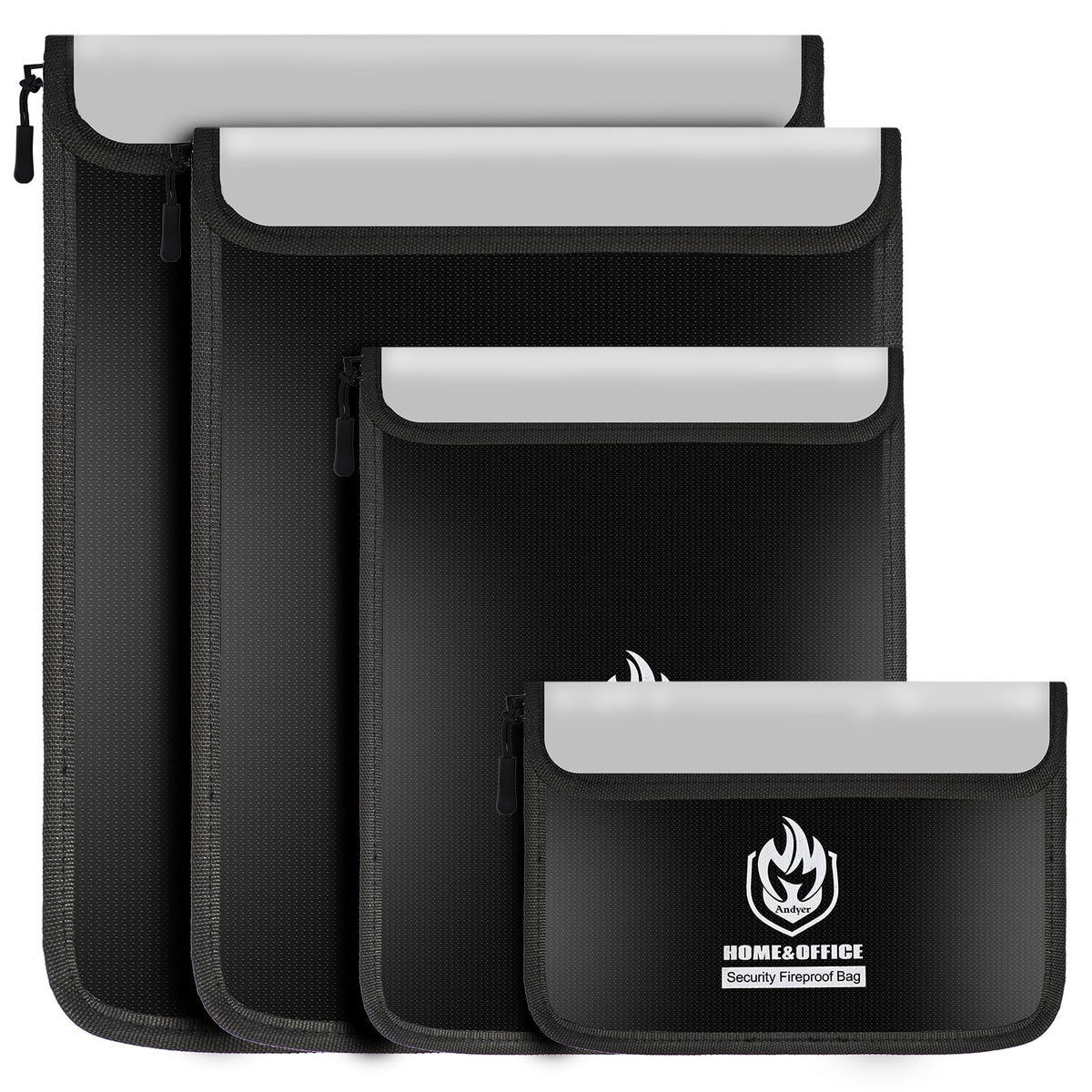 Andyer fireproof bag for legal size documents ready for emergency evacuation