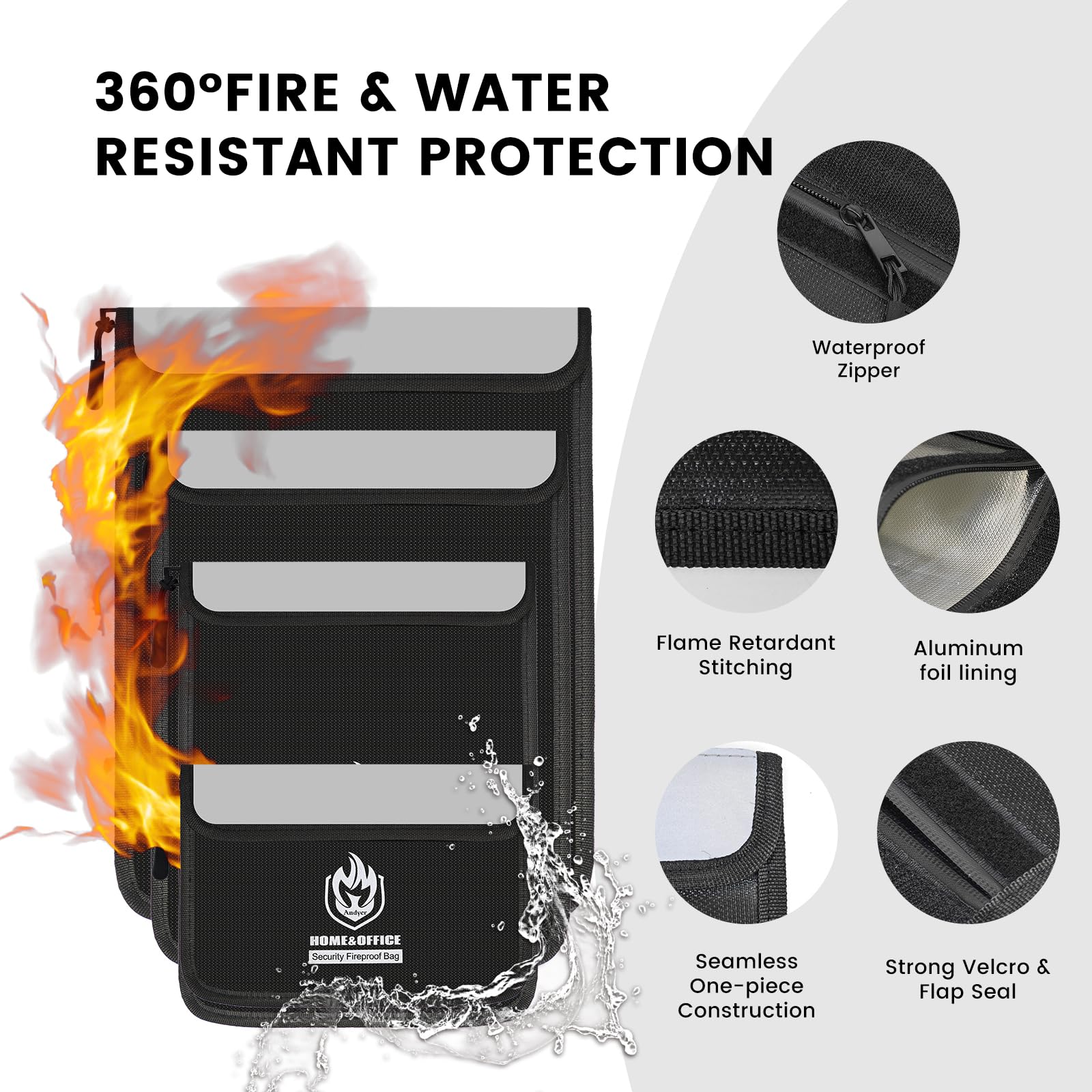 Andyer night reflective strip aids quick identification in low light