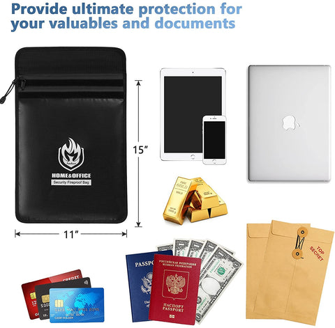 Andyer two-pocket design helps classify passports, contracts, and cash.