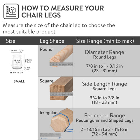 Aneaseit easy-install pads slide on quickly for furniture protection