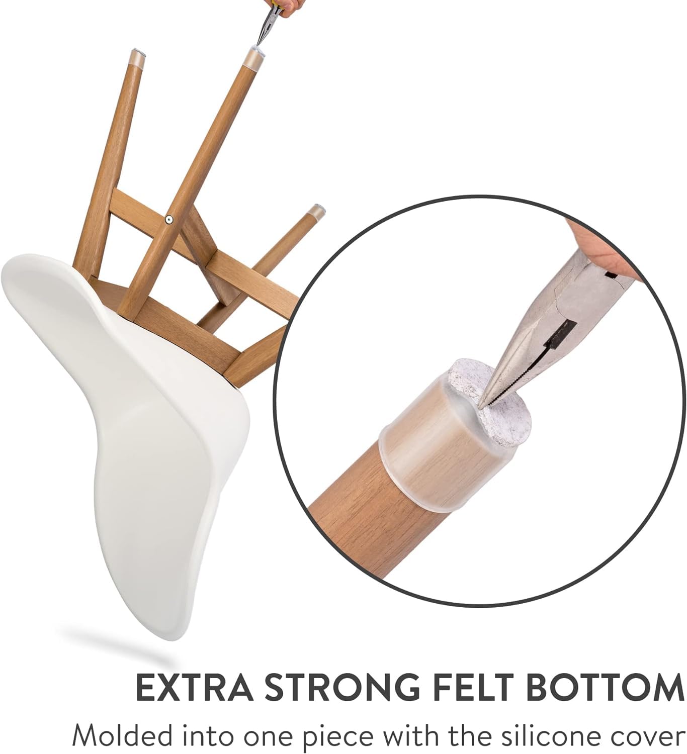 Aneaseit reusable chair leg pad visible after relocation