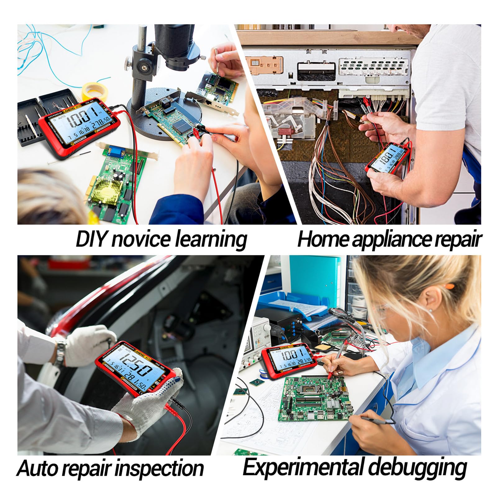 ANENG continuity buzzer confirms circuit connections instantly