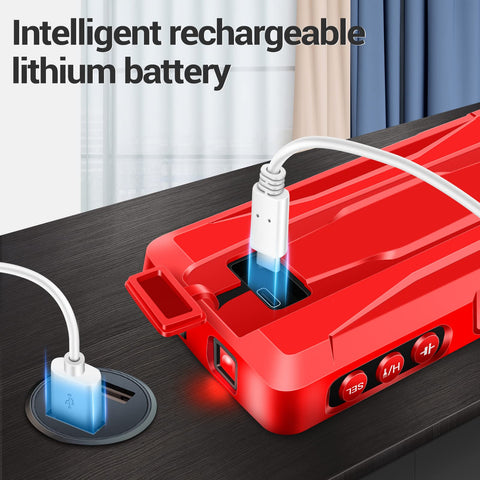ANENG digital multimeter with USB-C charger for on-site power