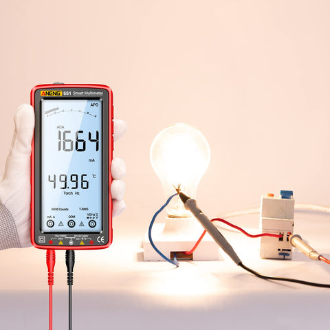ANENG kit includes probes, leads, and storage bag for ready testing