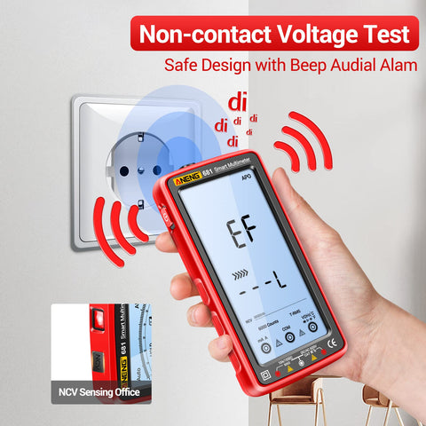 ANENG safety rubber case protects the meter during tough field work