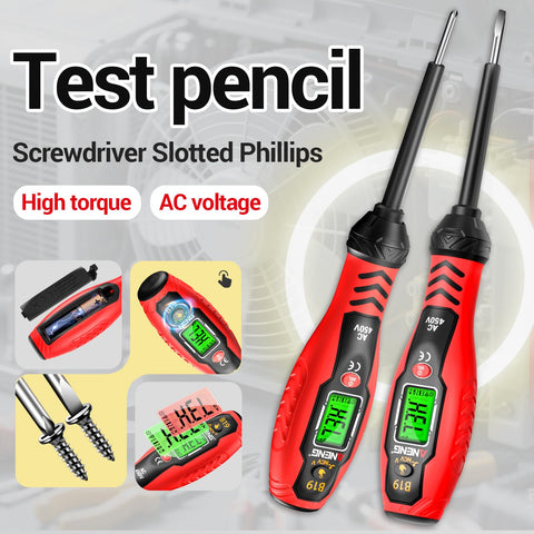 ANENG magnetic screwdriver heads simplify small repairs with crosshead and flathead bits.