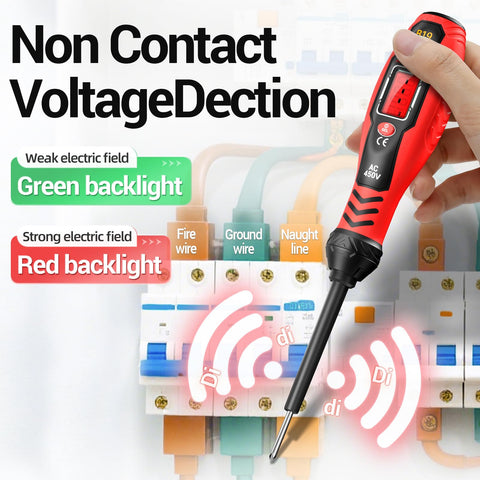 ANENG NCV detection with buzzer helps confirm live or null wires quickly.