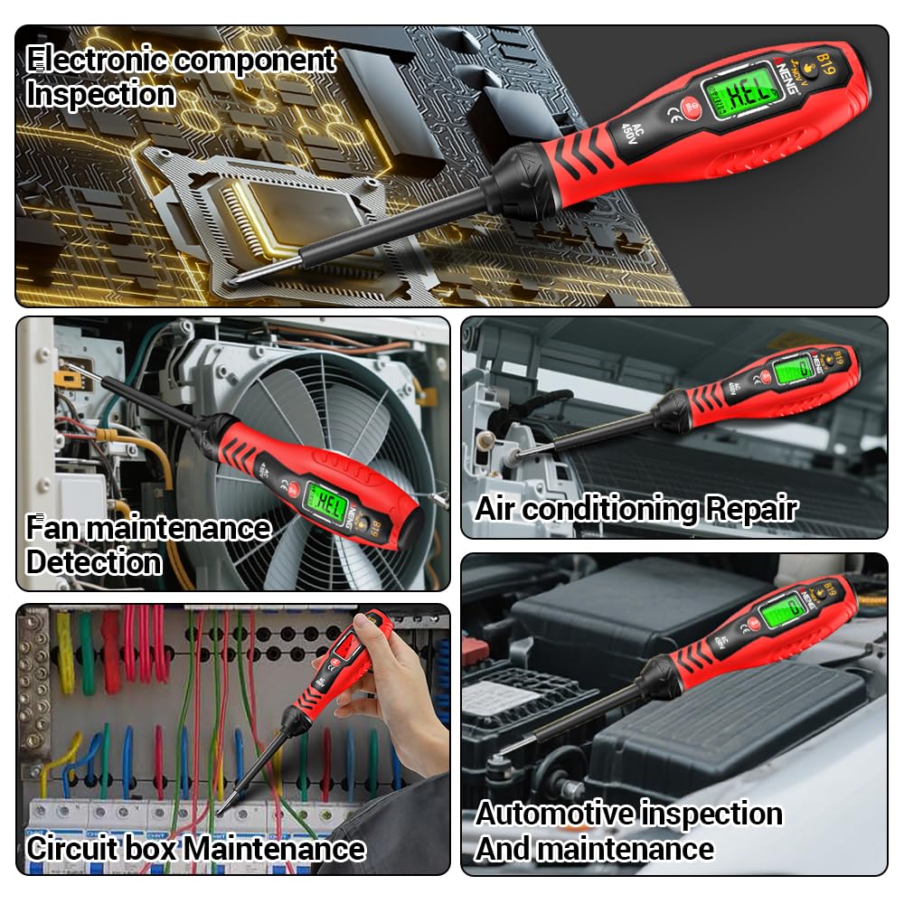 ANENG pocket-size design fits in your toolkit for on-the-go checks.