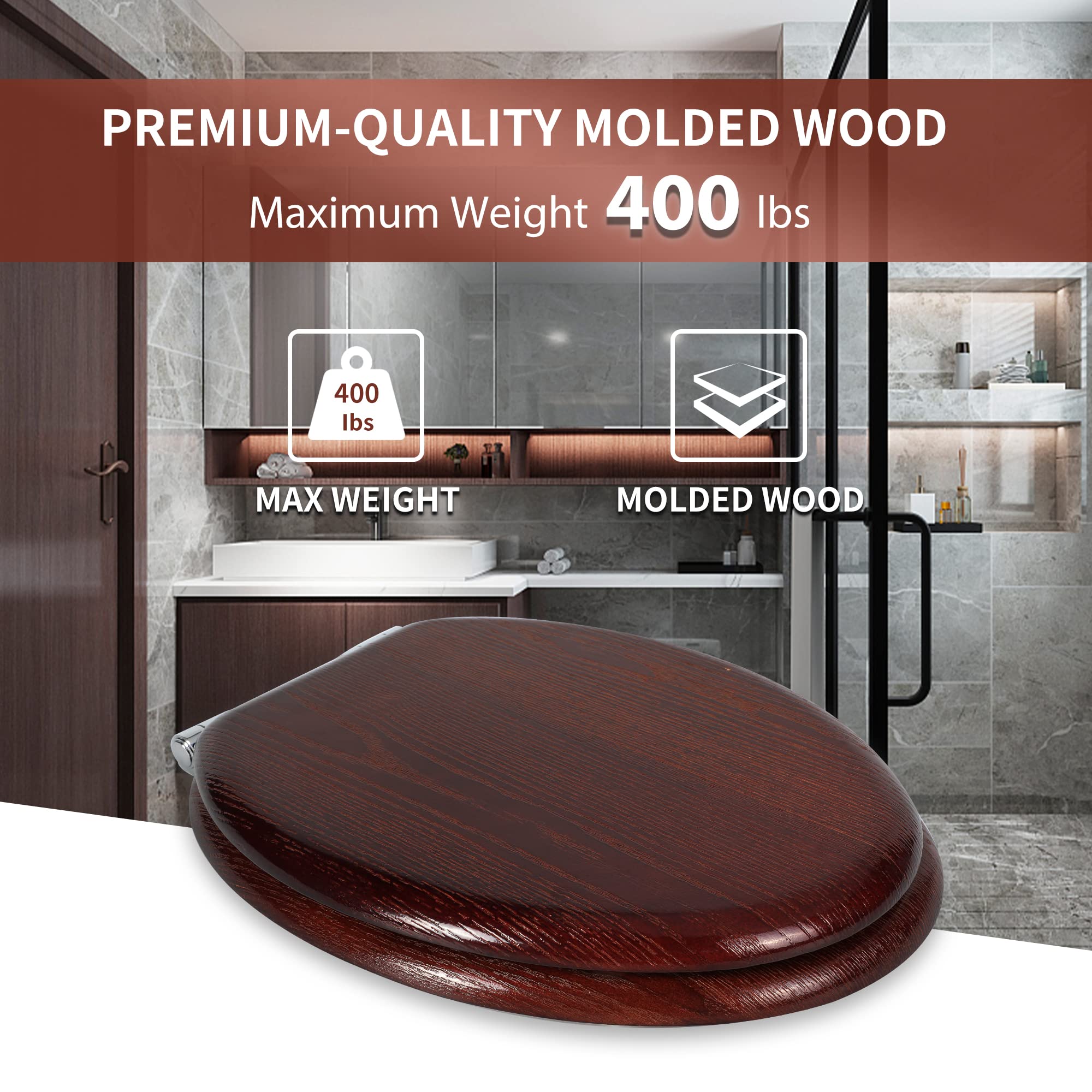 Angel Shield easy-clean surface makes routine bathroom maintenance quick.