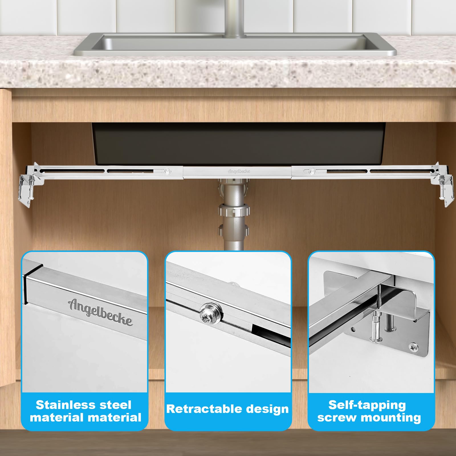 ANGELBECKE multi-use reinforcement for shelves and cabinet partitions