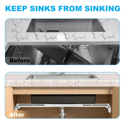 ANGELBECKE universal compatibility with ceramic, stone, and stainless sinks
