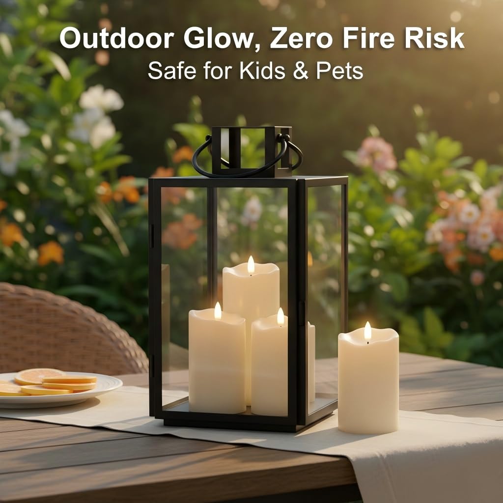 ANGELLOONG unscented plastic candles fit lanterns and holders