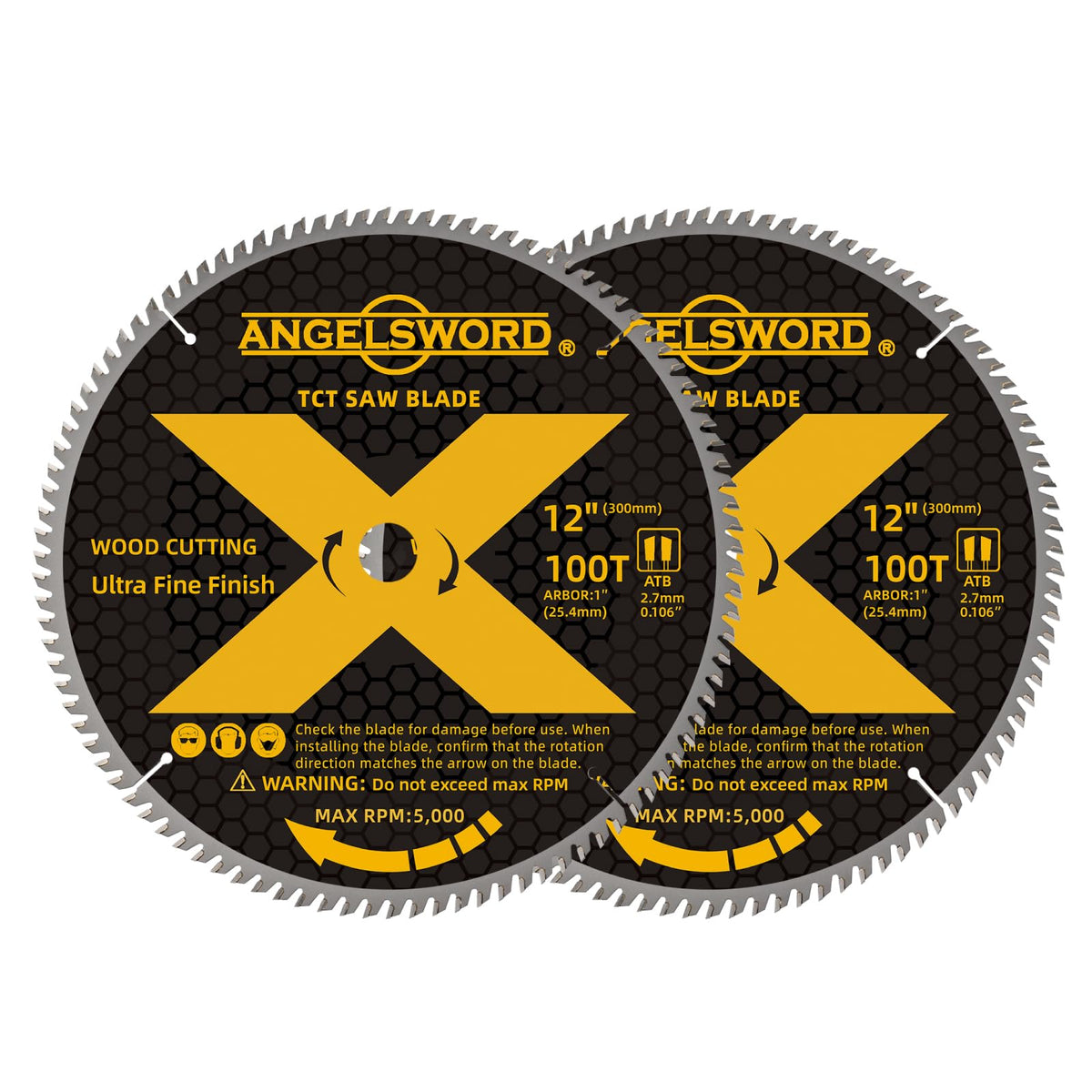ANGELSWORD 12-inch blade ultra-finish for ultra-smooth cuts