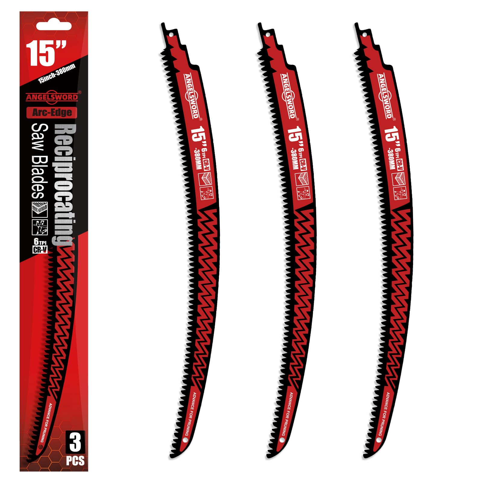 ANGELSWORD arc-edge 15inch blade for smooth cutting in wood