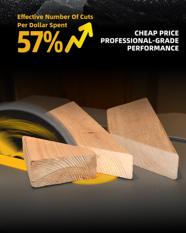 ANGELSWORD thin-kerf plate enables fast, cleaner cuts.