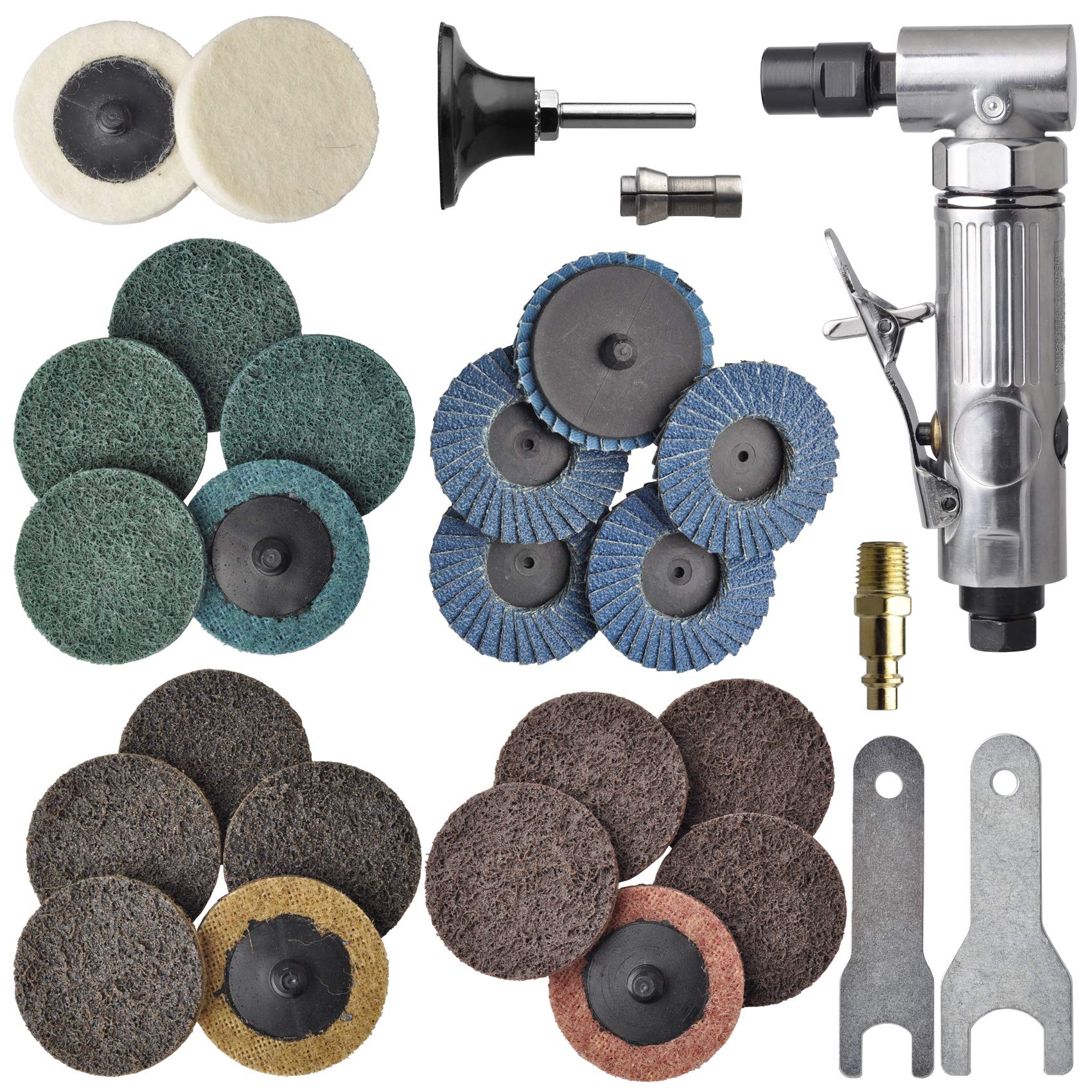 The 1/4 inch angle die grinder for precise compact grinding.