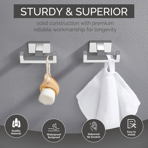 Angle Simple 2-pack showcases ample storage space for towels, robes, and accessories.