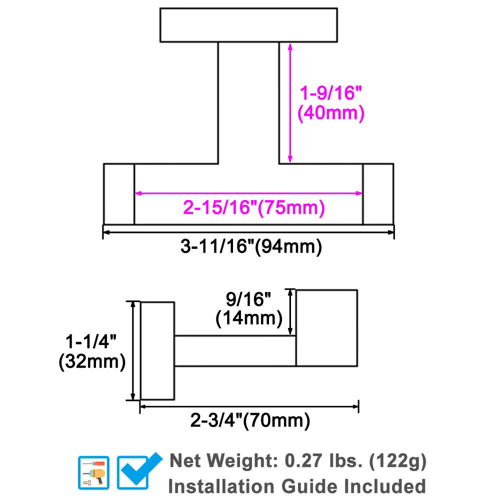 Angle Simple compact design fits small bathrooms and keeps space tidy.