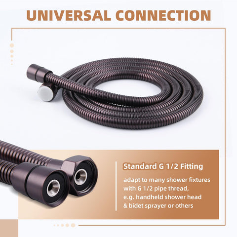 Angle Simple brass connector ensures reliable attachment to shower head