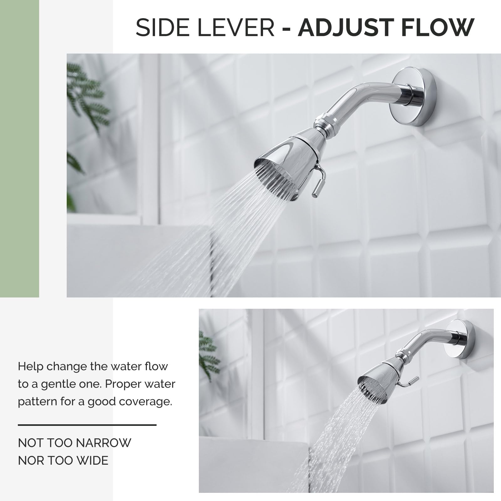 Angle Simple brass construction emphasizes durability and long-term reliability.