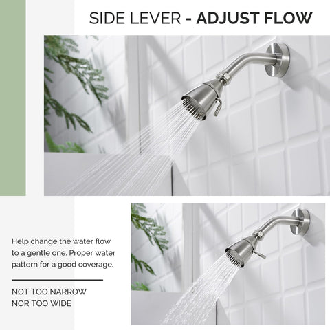Angle Simple high-flow model delivers strong spray for efficient rinsing.