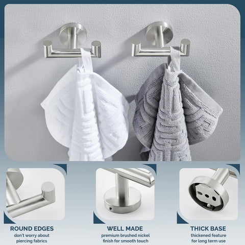 Angle Simple minimalist bathroom hardware complements decor while organizing essentials