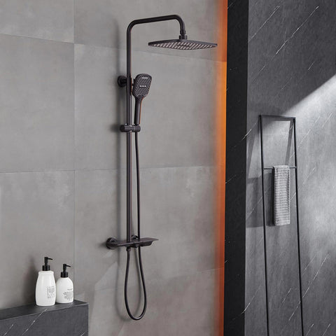 Angle Simple oil rubbed bronze finish hose adds durable style and longevity