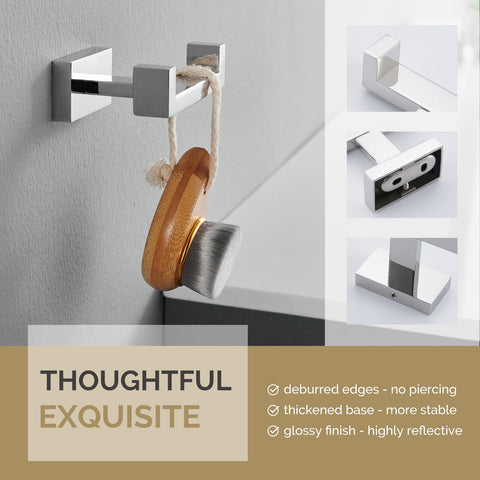 Angle Simple rectangular hanging design ideal for towels and accessories