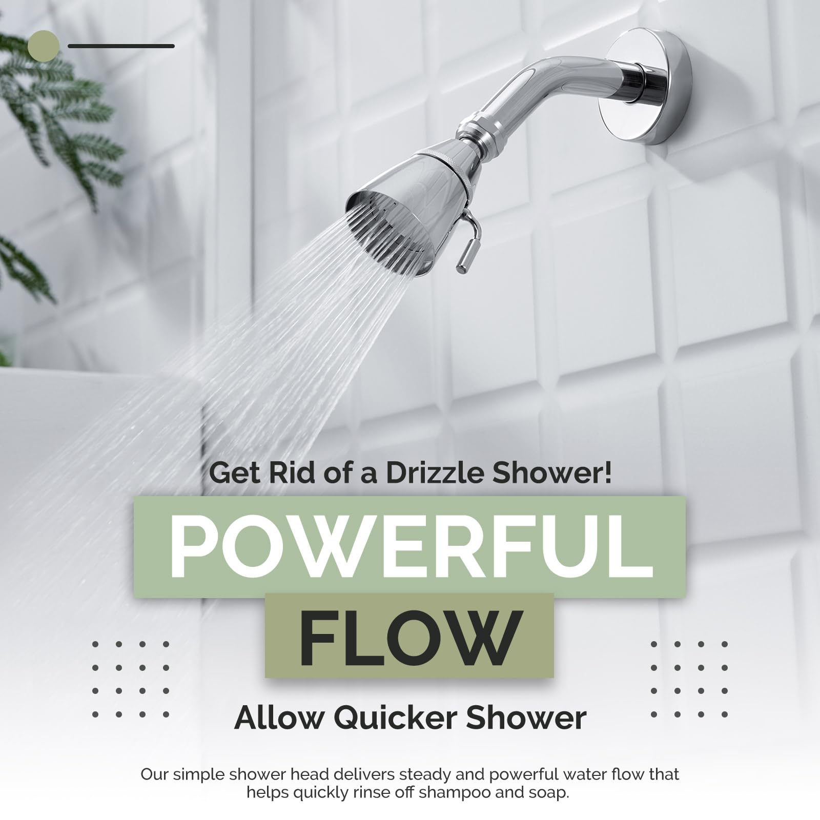 Angle Simple side-lever controls allow easy spray flow adjustments.