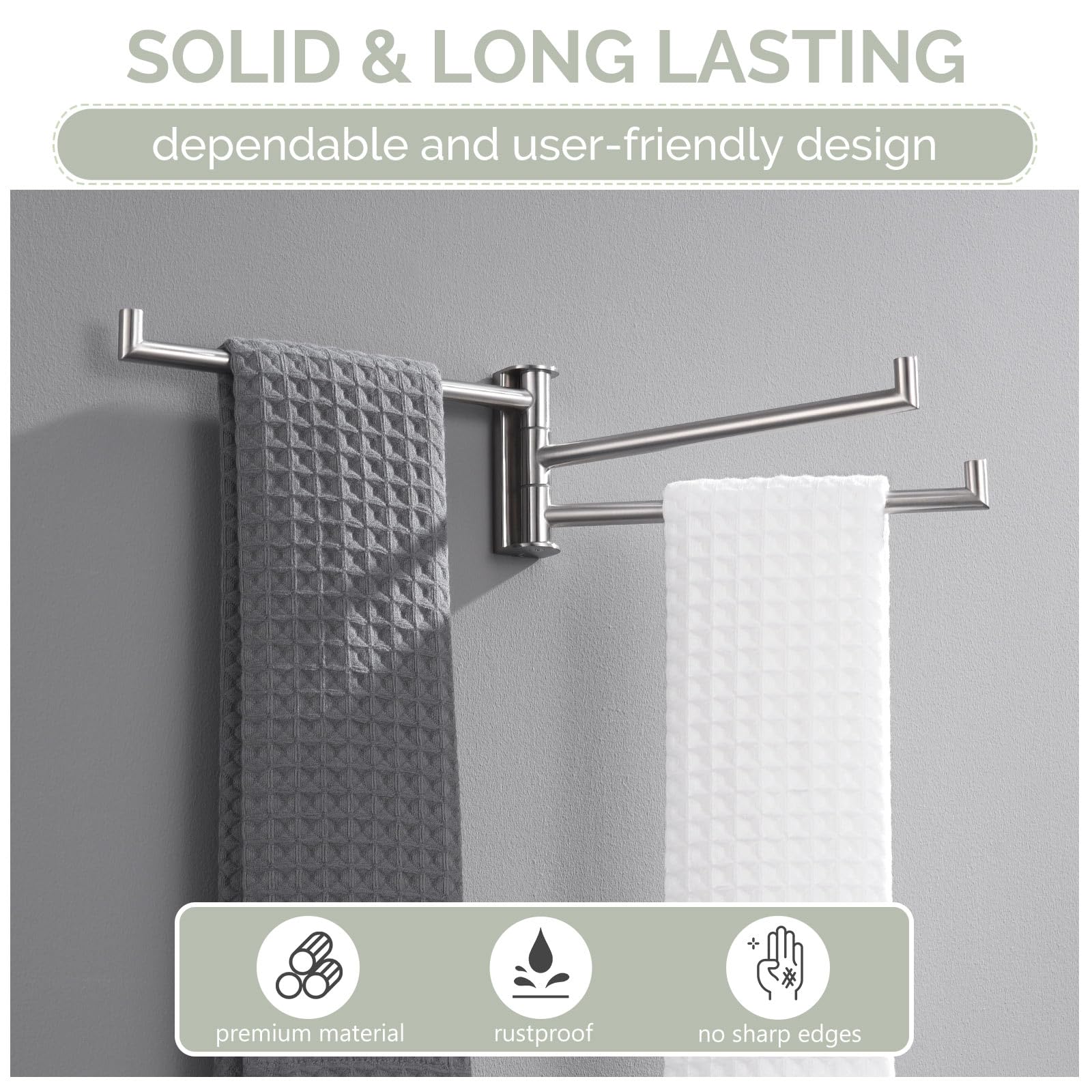 Angle Simple space-saving design helps keep bathroom tidy
