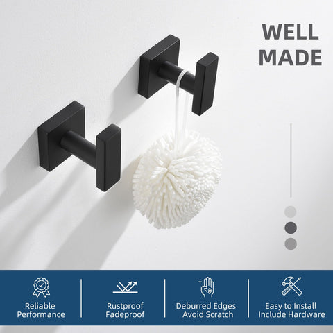 Angle Simple space-saving hooks for small spaces in kitchen or entry