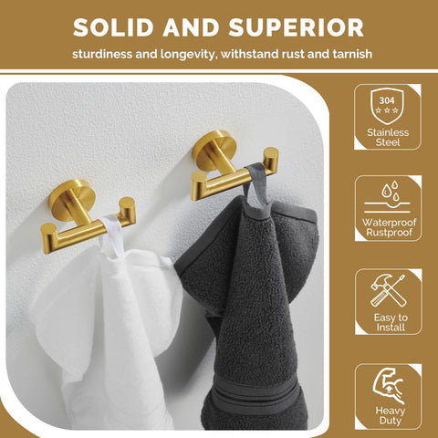 Angle Simple stainless steel bathroom hook for towels and robes