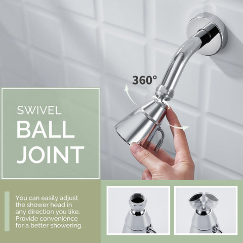 Angle Simple swivel joint enables flexible angle adjustment for targeted rinsing.