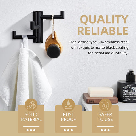 Soft gasket enables silent rotation during daily use.