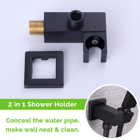 Angle Simple trim cap conceals wall opening for a clean, cohesive look.