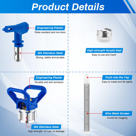Anglecai paint spray gun filters help keep clogs away for smoother finishes.