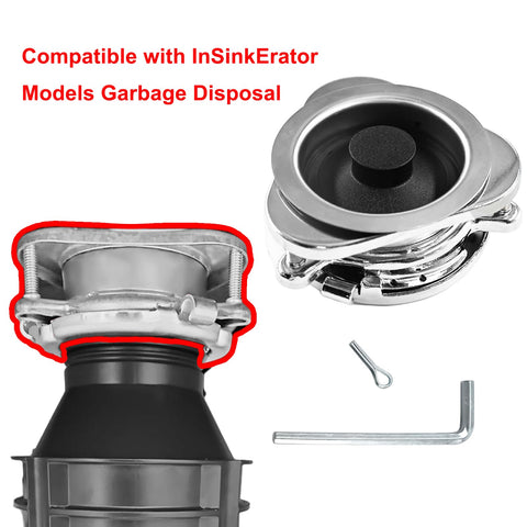 Anglepingping stainless steel sink flange for rust-resistant installation.