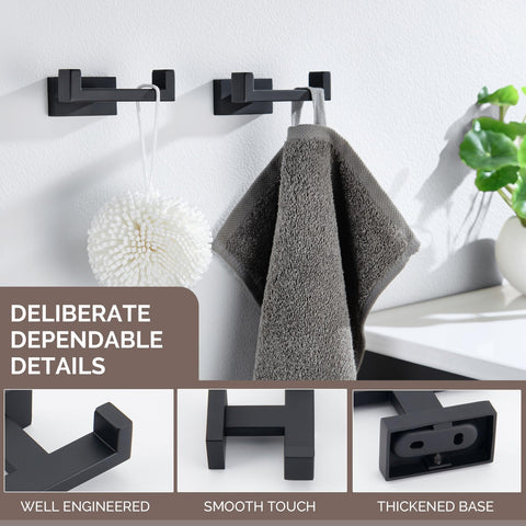 Angle Simple towel organization with a 2-pack for convenience.