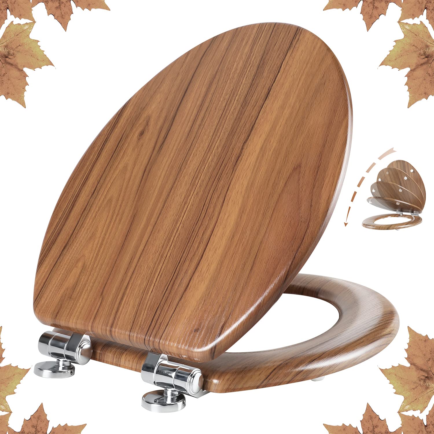 Angol Shiold elongated-seat-natural-molded-wood offers durable daily comfort.