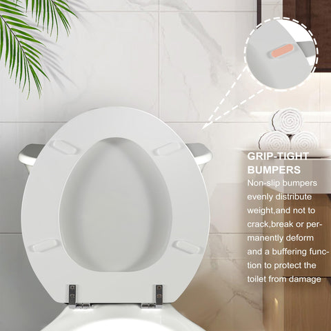 Angol Shiold round seat installed on toilet offers effortless cleaning and maintenance.