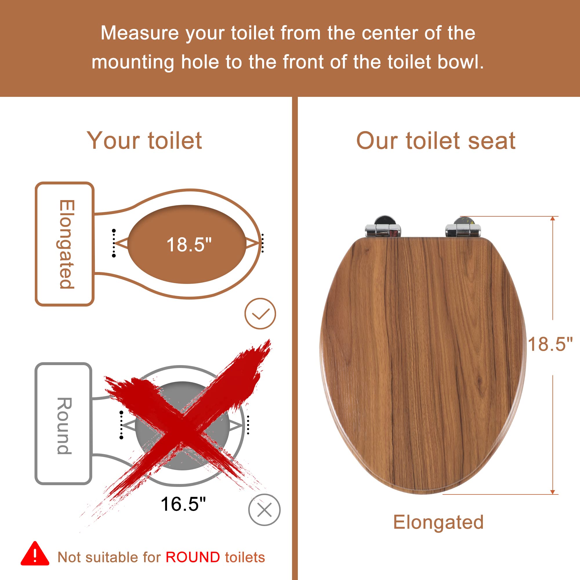 Angol Shiold quiet-close-hinge provides near-silent operation for bathrooms.