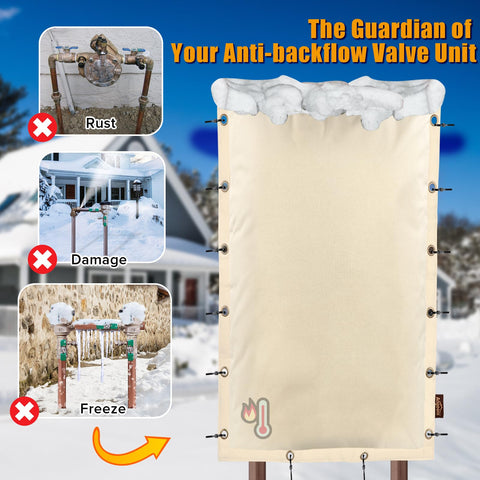 Angooni insulated outdoor cover showing dual-layer moisture protection.